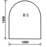 Bodenplatte Rundbogen B3