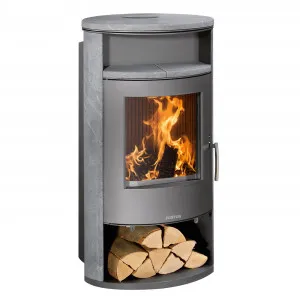 Wasserführender Kaminofen Island Aqua