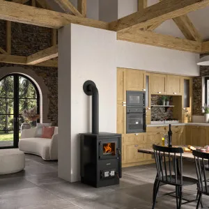Festbrennstoffherd Rustico-50 2.0