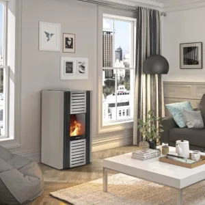 Wasserführender Pelletofen Sirkos Aqua 2.0